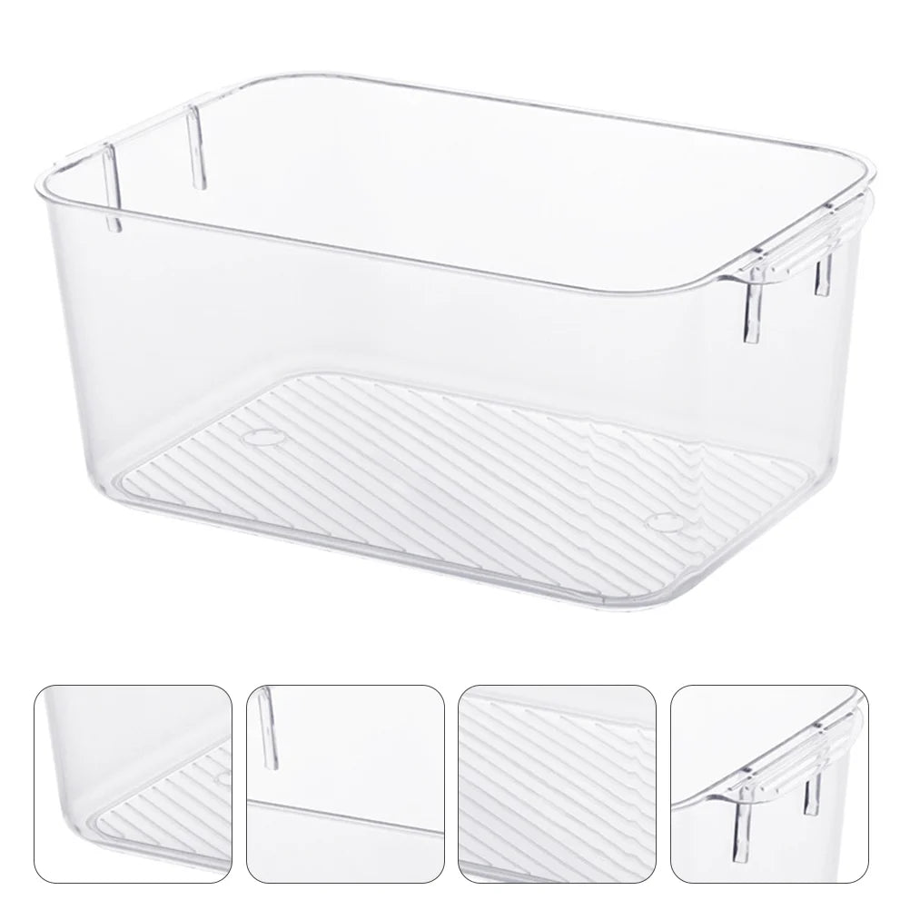 Clear Organizer Drawers Storage Bins Cosmetic Box Sundries Container – Clear-View Organization with a Practical Everyday Design