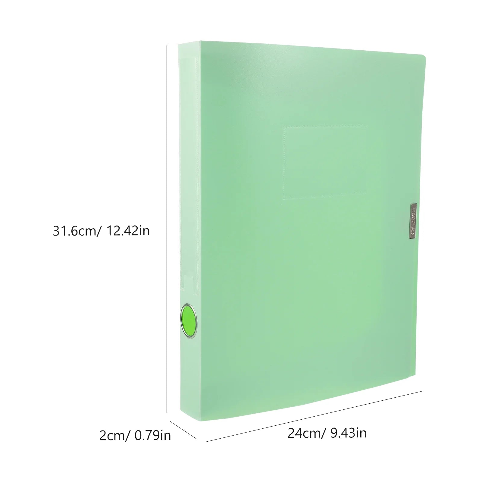 A4 File Box Photo Storage Boxes Organizer Folder Office Light Green – Practical Home Organization with a Practical Everyday Design