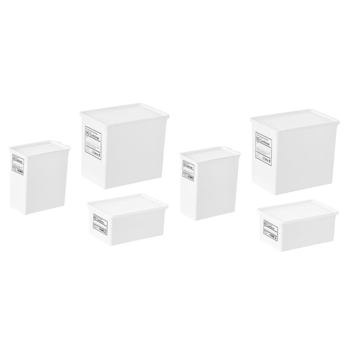 6 pcsHome Use Storage Box Lid Washing Powder Box Storage Box Practical Container – Practical Home Organization with a Practical Everyday Design