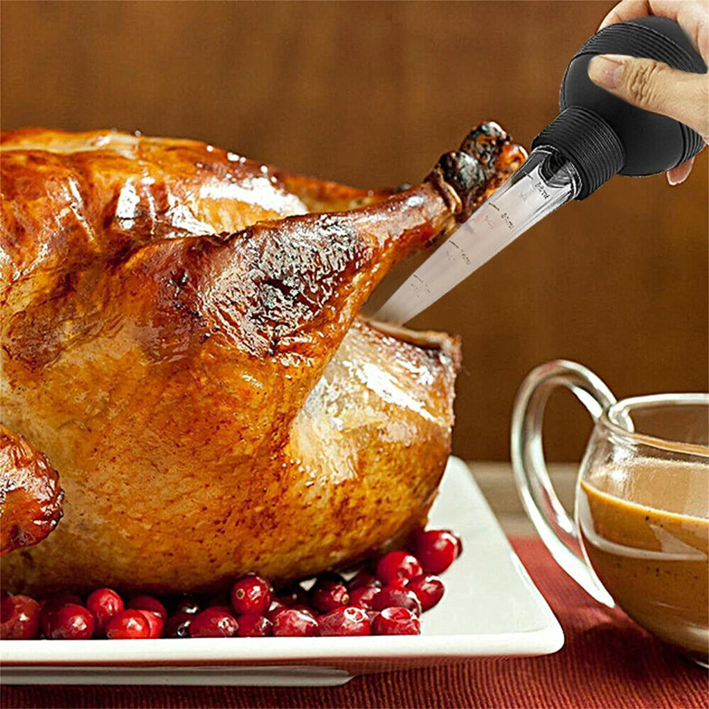 Hiroekza Turkey Baster 28ml Meat Baster Kitchen Utensil For Turkey Beef Pork Roasting Chicken Kitchen Gadgets Clearance – Everyday Kitchen Functionality with a Practical Everyday Design