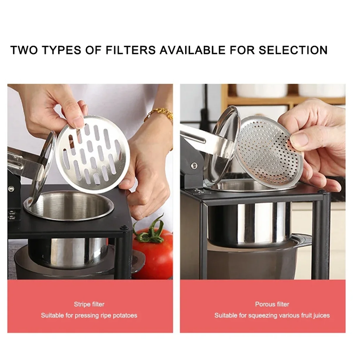 304 Stainless Steel Squeezer Juicer Hand Citrus Manual Juicer Portable Juicer for Kitchen Bar Restaurant – Durable Stainless Steel Construction with a Practical Everyday Design