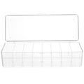 Card Game Business Cards Card Storage Box Travel 26X10X7.5CM Transparent – Clear-View Organization with a Practical Everyday Design