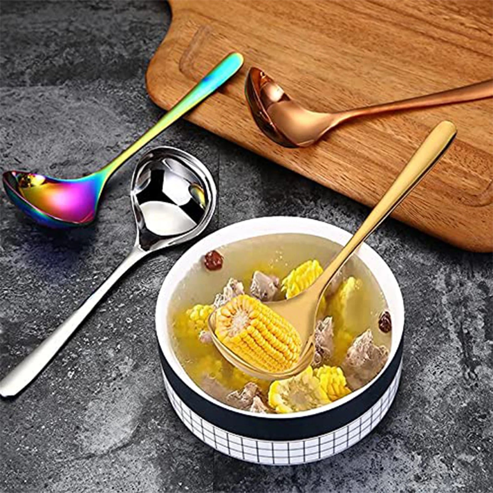 6-Piece Kitchen Utensil Set Stainless Steel Cooking Tools Set Heavy-Duty Kitchen Tool Spatula Set Essential Home Kitchen Gadgets and Accessories – Durable Stainless Steel Construction with a Practical Everyday Design