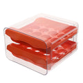 Holder Decor Egg Storage Box Egg Storage Shelf 21.5x22.5x14cm Orange – Practical Home Organization with a Practical Everyday Design