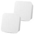 2 Pcs Wall-mounted Boxes Small Apartment Storage Box 14x5.5x14cm White – Space-Saving Hanging Design with a Practical Everyday Design