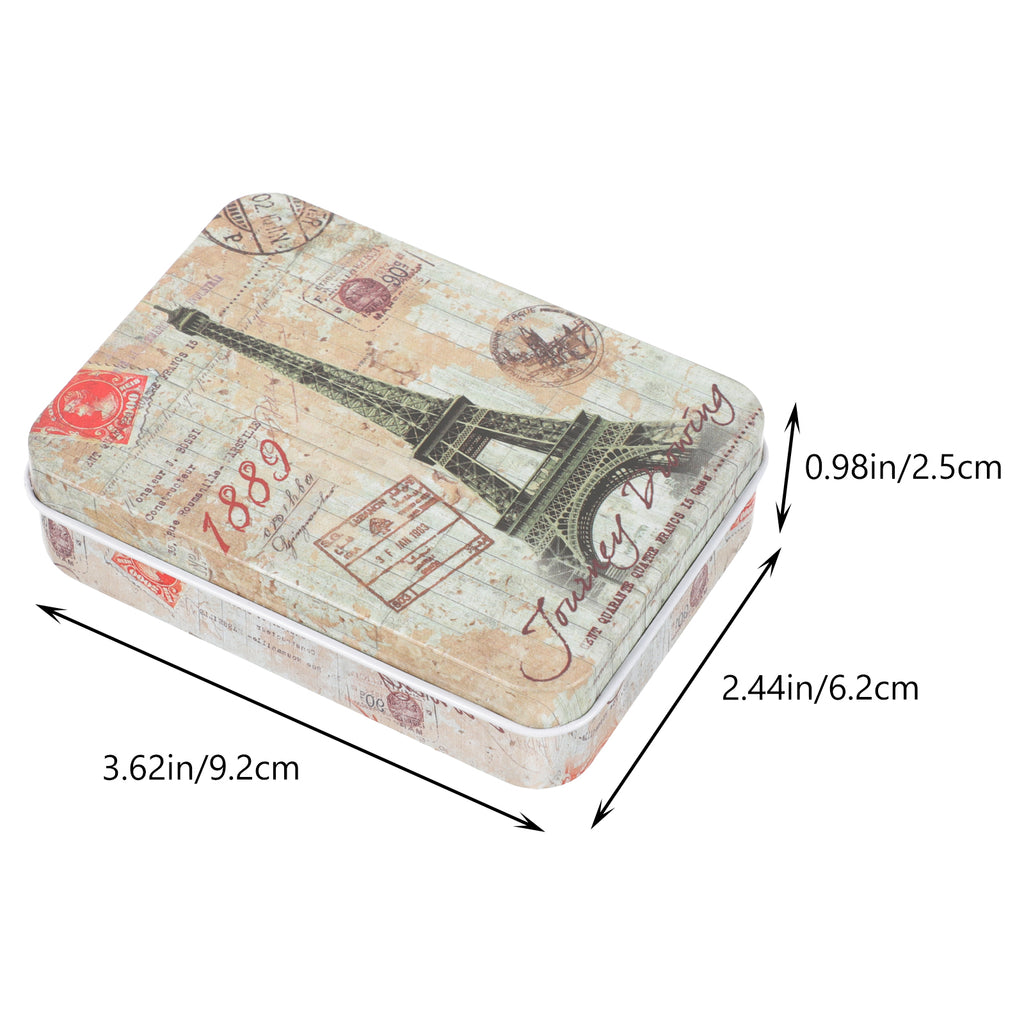 6 Pcs Desktop Storage Boxes Case Pantry Organizers and Clear Greeting Card – Clear-View Organization with a Practical Everyday Design