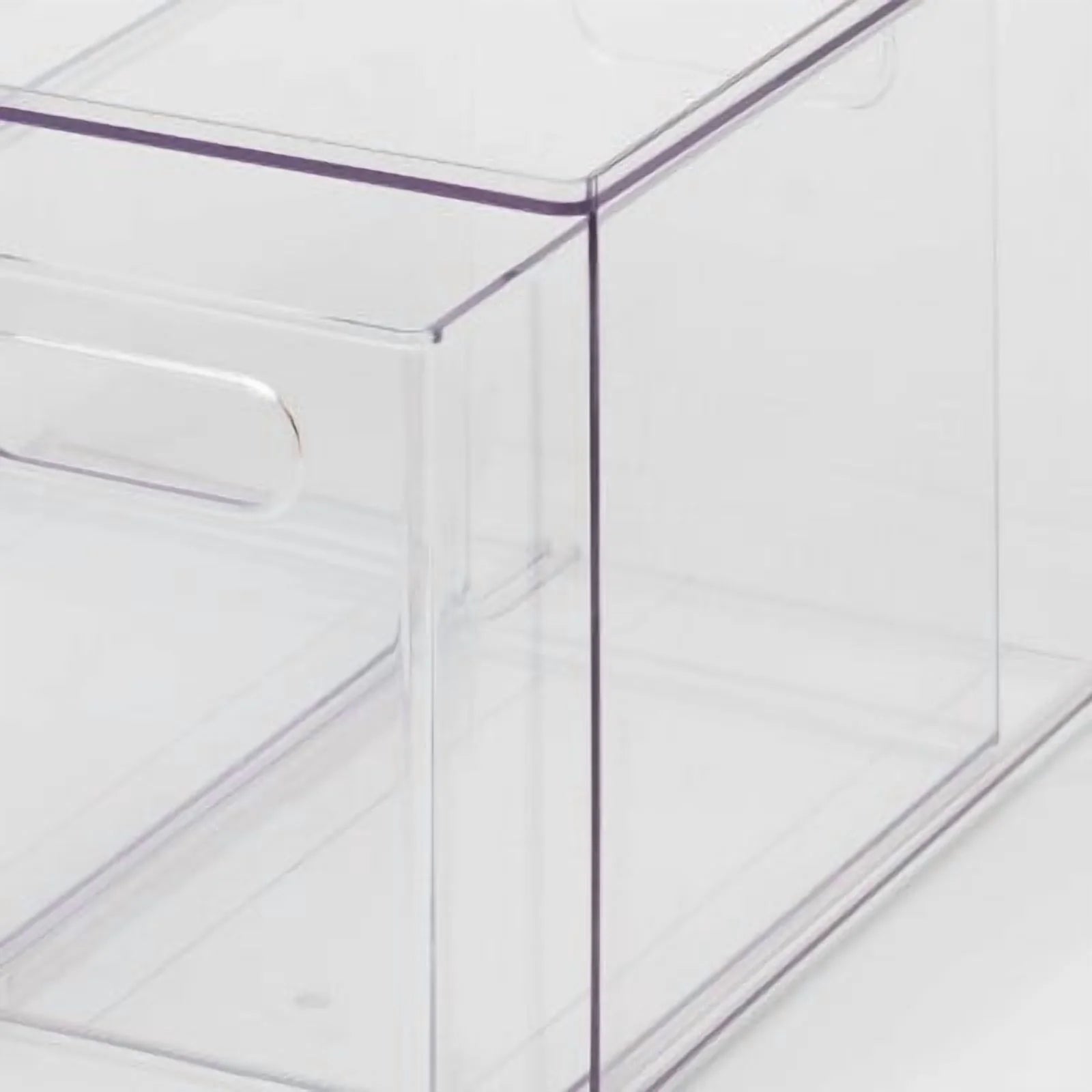 All Purpose 2 Drawer Storage ClearAcrylic Utility Bins,1352 Volume,H 12.6D 12.2 – Practical Home Organization with a Practical Everyday Design