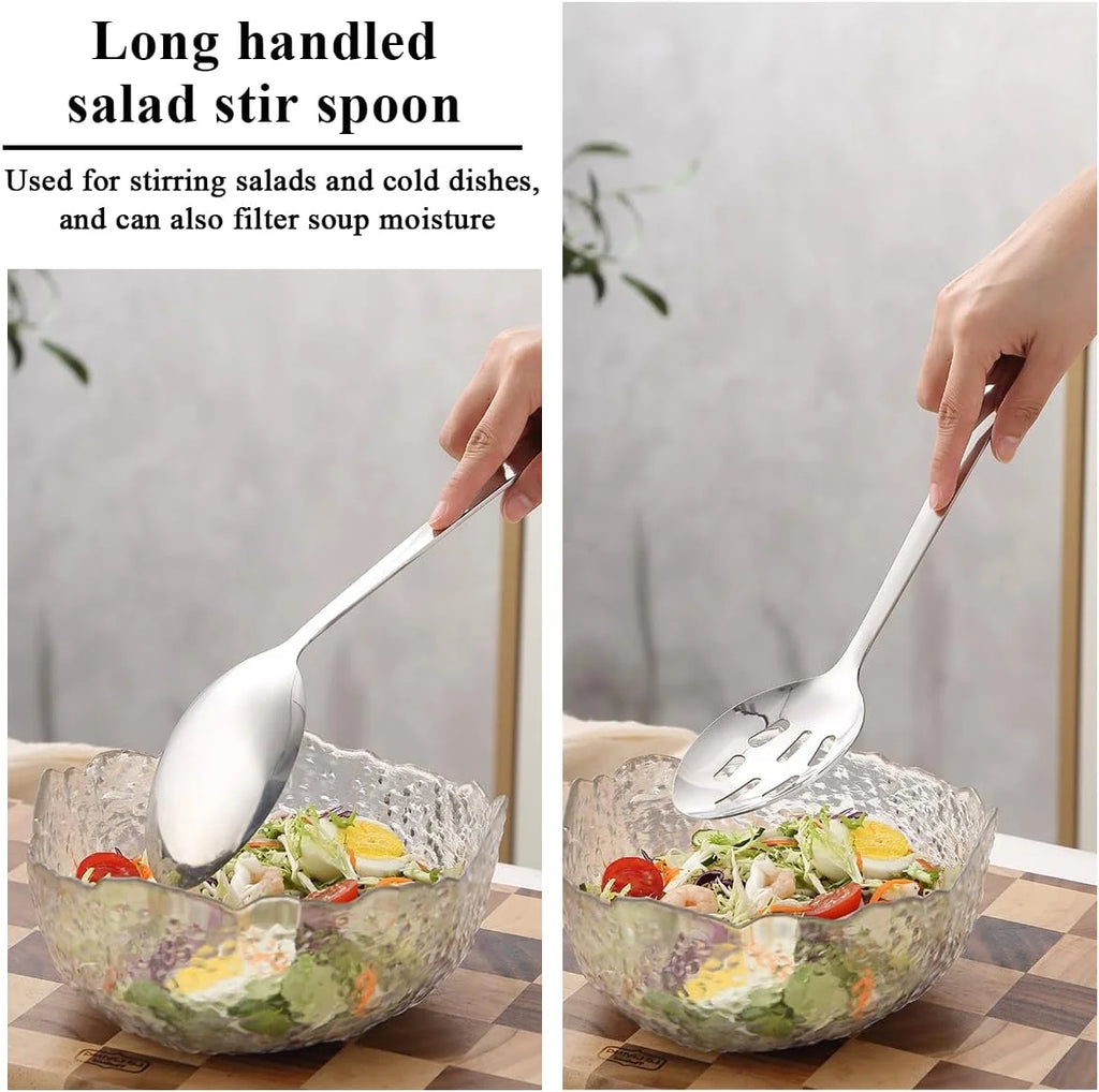 Kitchen Utensils Set 6pcs Stainless Steel Cooking Utensils Set Heavy Duty Kitchen Tools Spatulas Set Home Essentials Kitchen Gadgets Accessories – Durable Stainless Steel Construction with a Practical Everyday Design