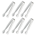 6PCS Mini Small Tiny Tongs 4.25Inch Stainless Steel Small Tongs for Serving Food Kitchen 304stainless Steel – Durable Stainless Steel Construction with a Practical Everyday Design