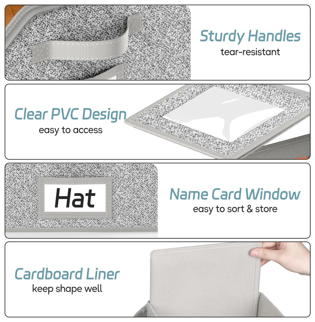 2 Pcs Stackable Hat Storage for Baseball Caps Holds up to 24 Caps Hat Organizer for Closet Sturdy Snapback Boxes for Men with Cardboard Grey – Stackable Organization with a Practical Everyday Design