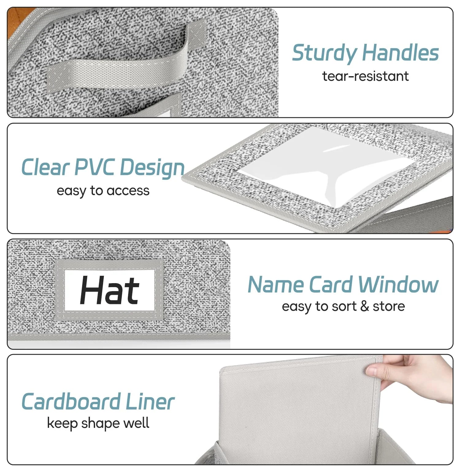 2 Pcs Stackable Hat Storage for Baseball Caps Holds up to 24 Caps Hat Organizer for Closet Sturdy Snapback Boxes for Men with Cardboard Grey – Stackable Organization with a Practical Everyday Design