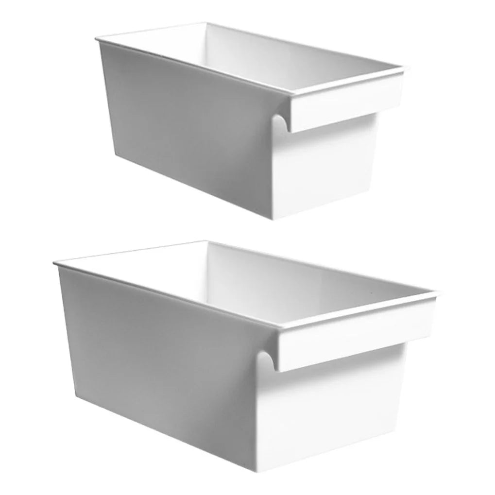 2 PCS Large Storage Containers with Lids Portable Box PP Material Boxes – Secure Lid Design with a Practical Everyday Design