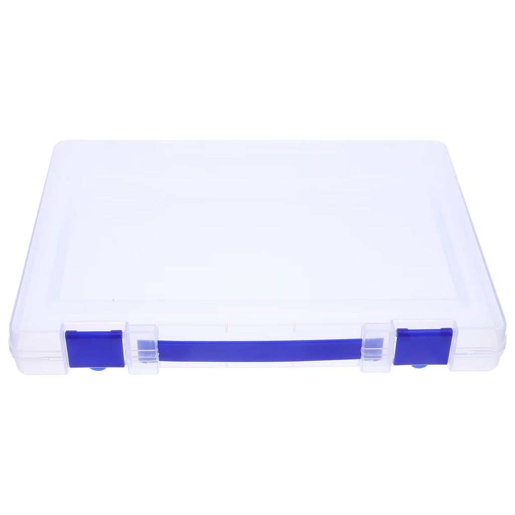 Daily Use File Case Office Organizer Organization Flat Storage Cardboard Boxes with Lids – Secure Lid Design with a Practical Everyday Design