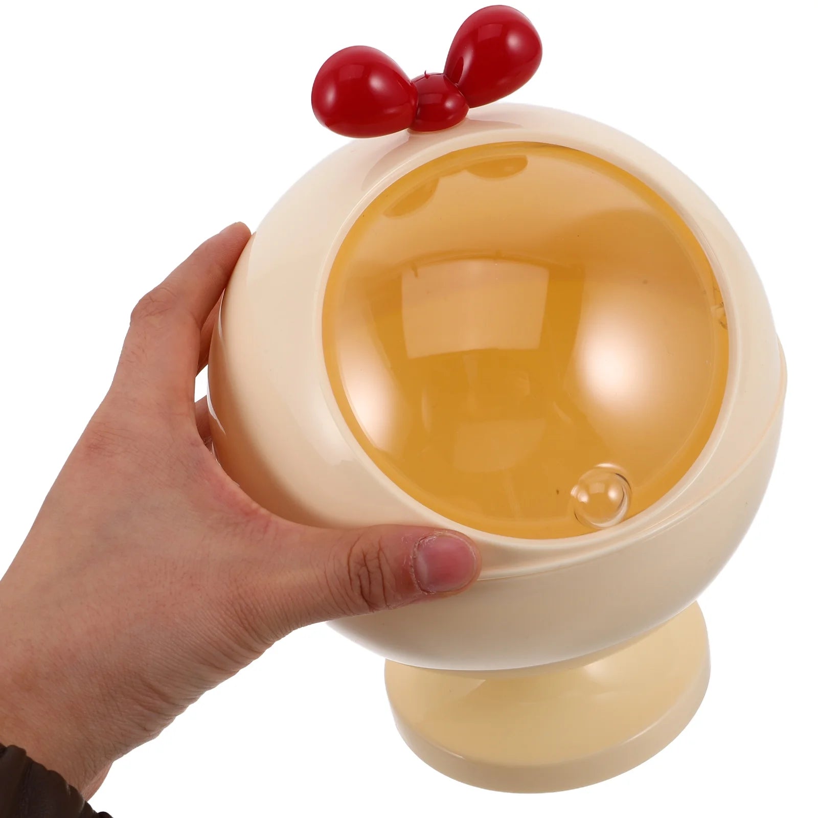 Figurine Decor Hair Accessories Storage Box Baby Miss 21.00X15.50X15.50CM Beige – Convenient Family Mealtime Use with a Practical Everyday Design