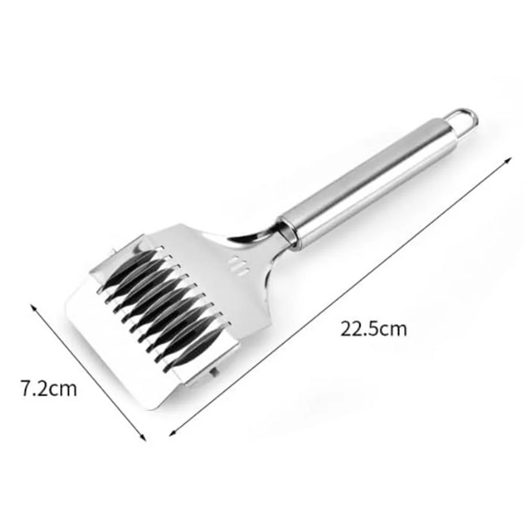 High Grade Stainless Steel Noodle Lattice Roller Dough Cutter for Kitchen Cooking Tools – Durable Stainless Steel Construction with a Practical Everyday Design