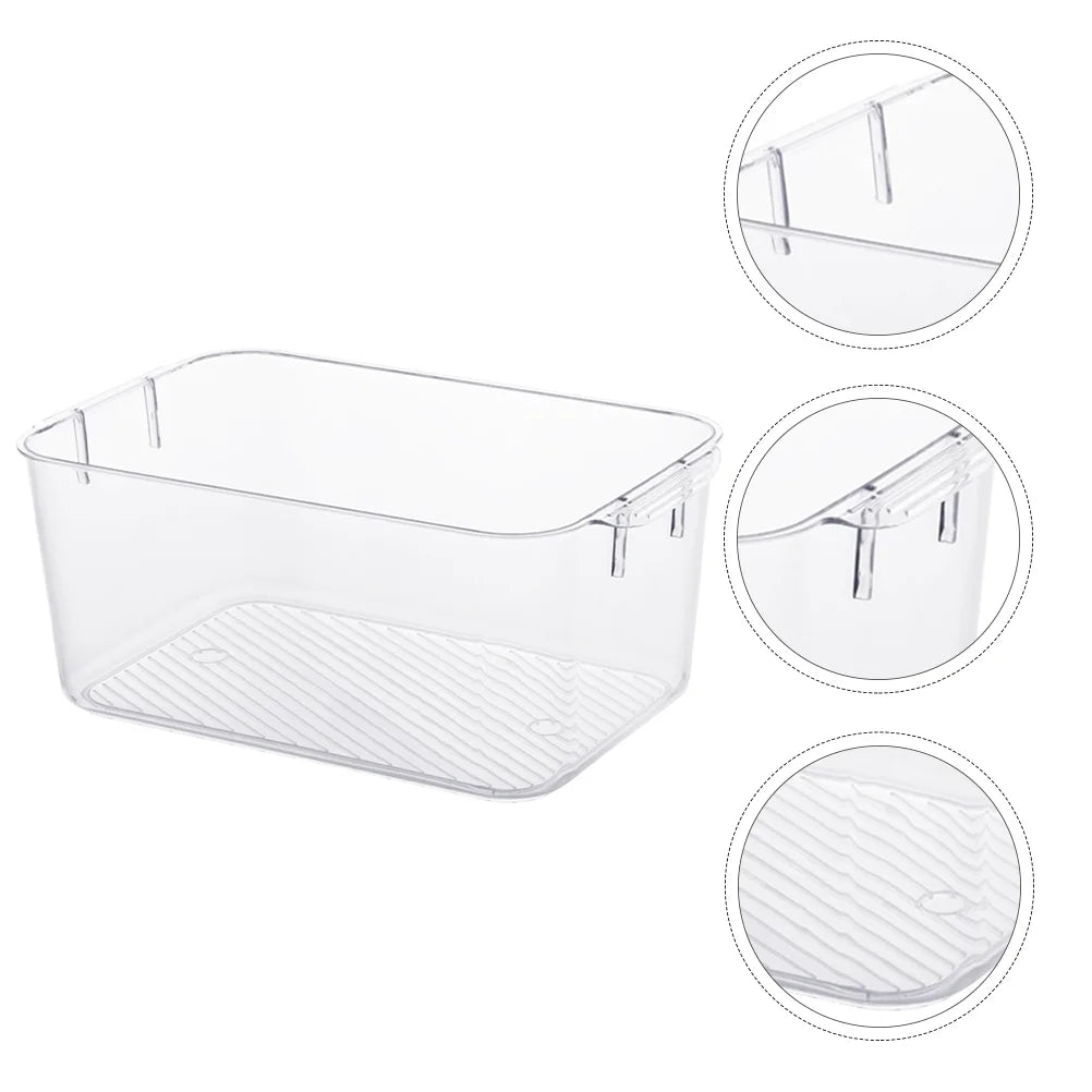 Clear Organizer Drawers Storage Bins Cosmetic Box Sundries Container – Clear-View Organization with a Practical Everyday Design