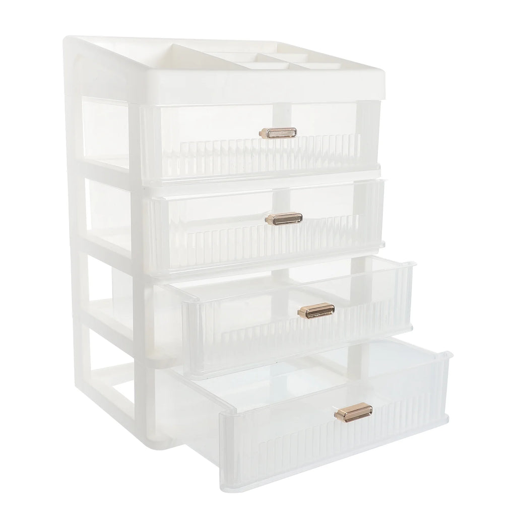 Skincare Desktop Storage Box 32.00X23.00X17.00CM White – Practical Home Organization with a Practical Everyday Design