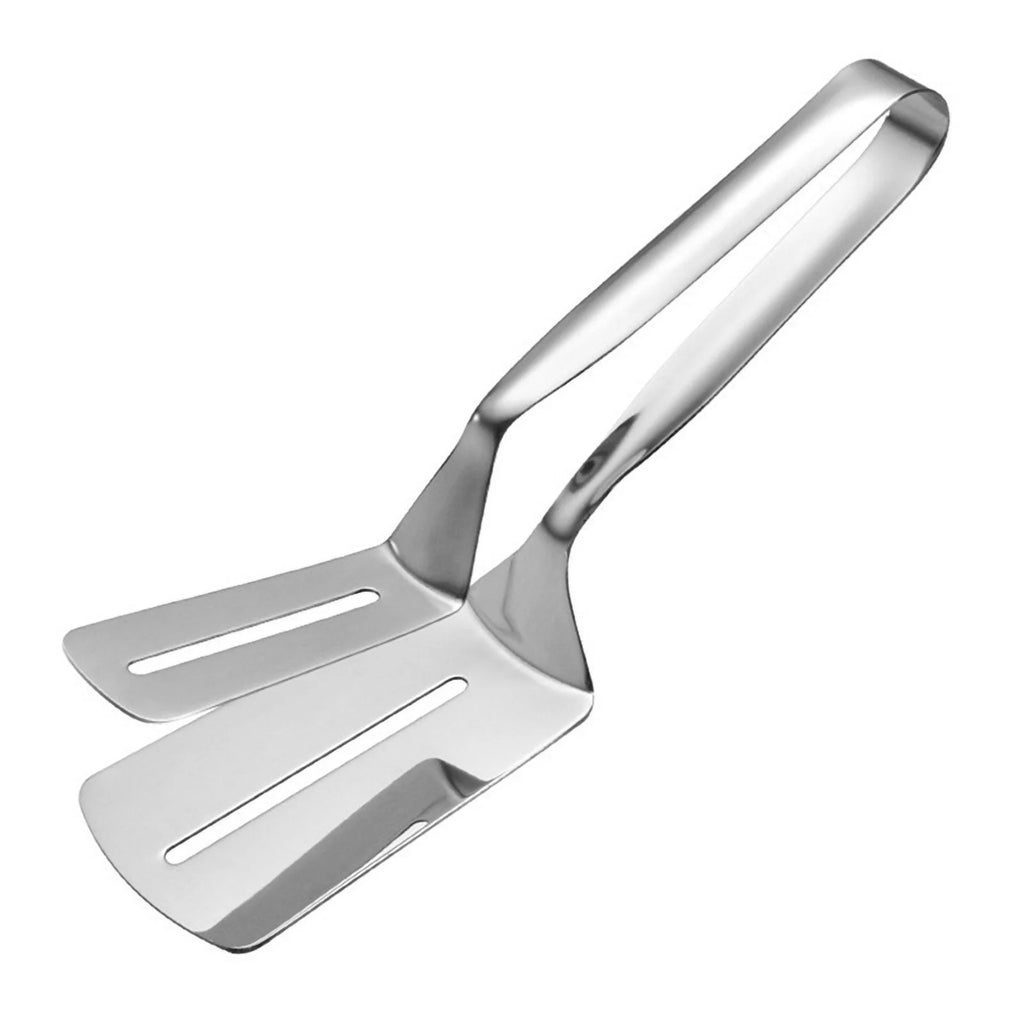 Stainless Steel Double-Sided Shovel Clip Stainless Steel Spatula Kitchen Tongs,Grill Clamp Flipping Spat – Durable Stainless Steel Construction with a Practical Everyday Design