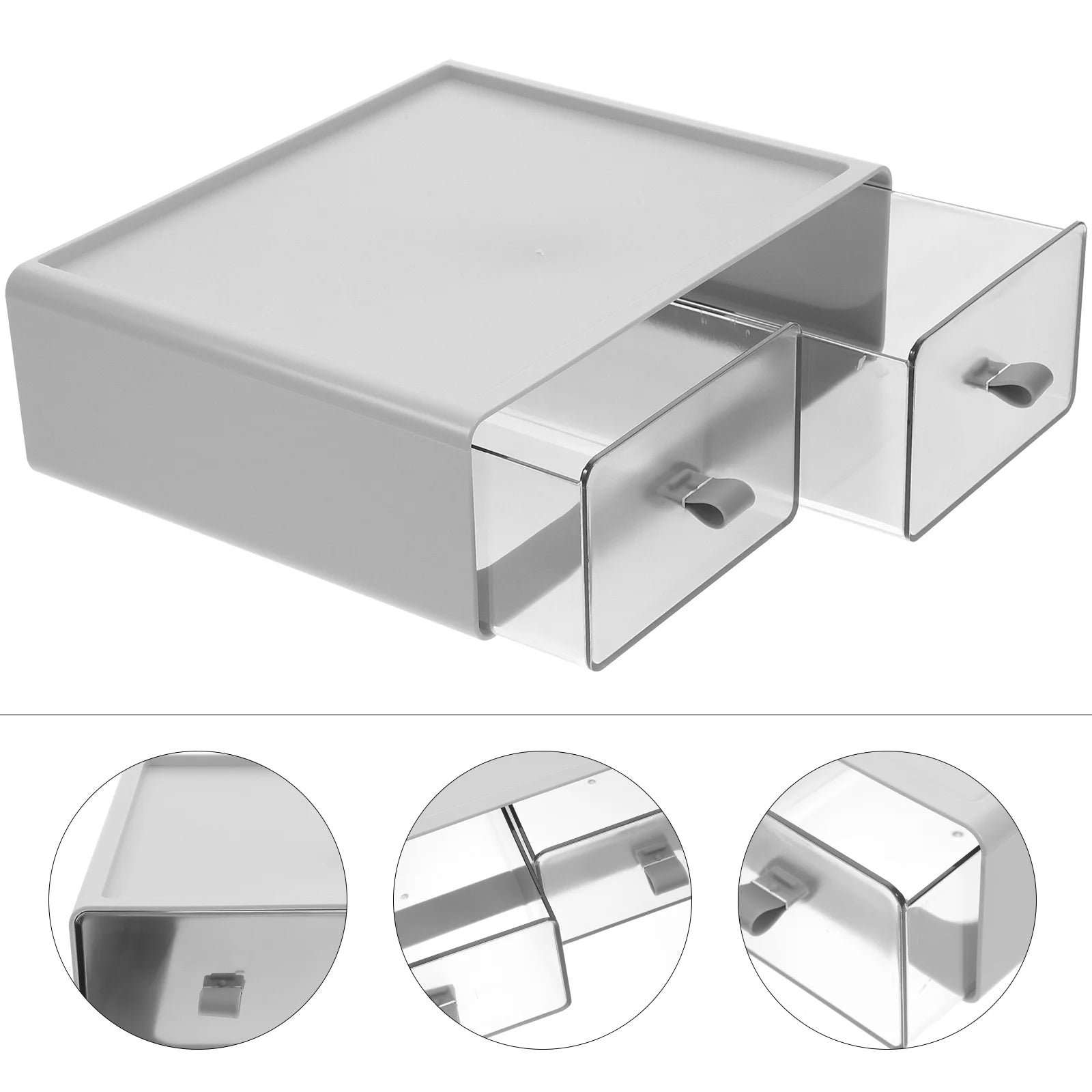 Bins Drawer Storage Box Cosmetics Organizer Office – Practical Home Organization with a Practical Everyday Design