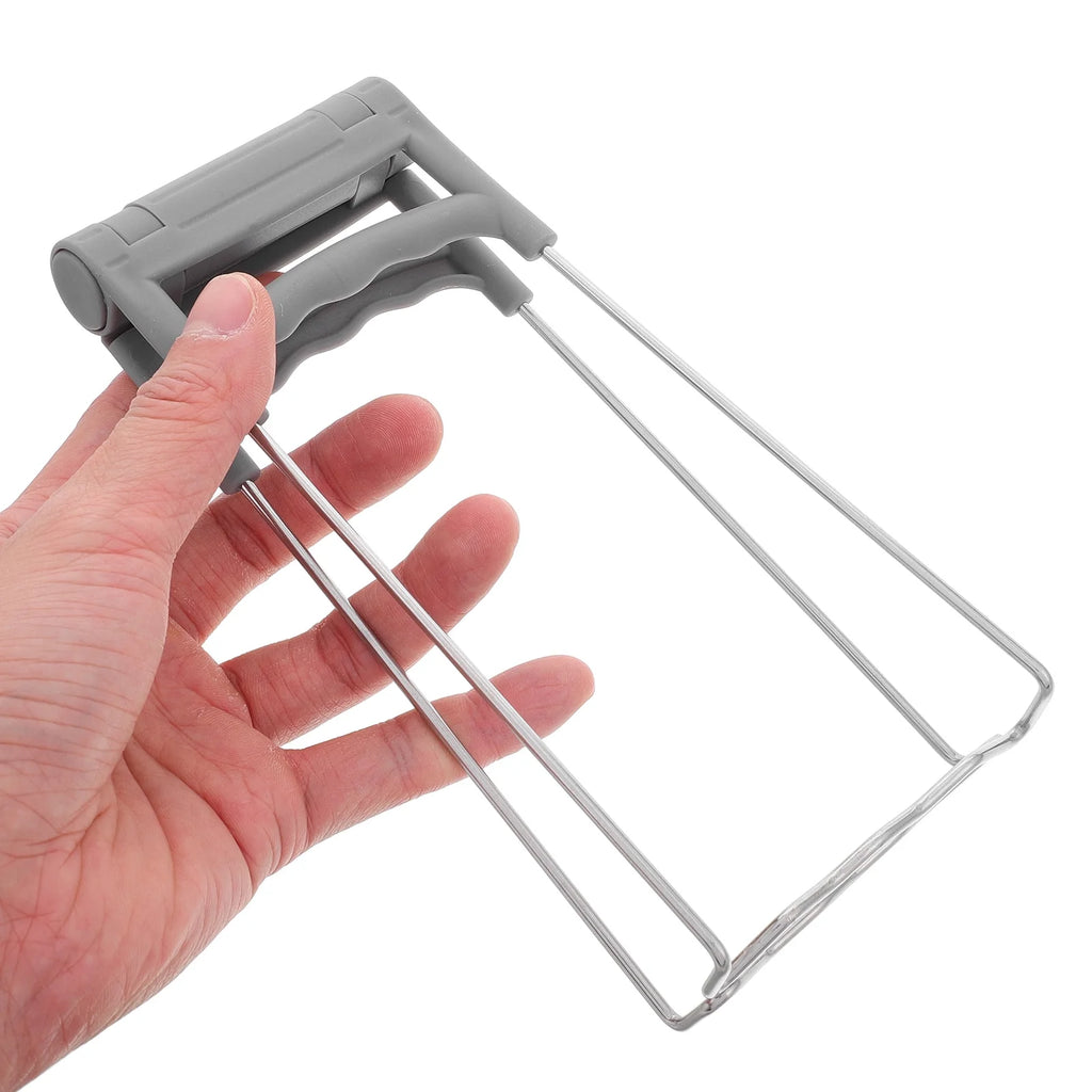 unbrandedKitchen Retriever Tongs Stainless Steel Plate Bowls Gripper Grey – Durable Stainless Steel Construction with a Practical Everyday Design