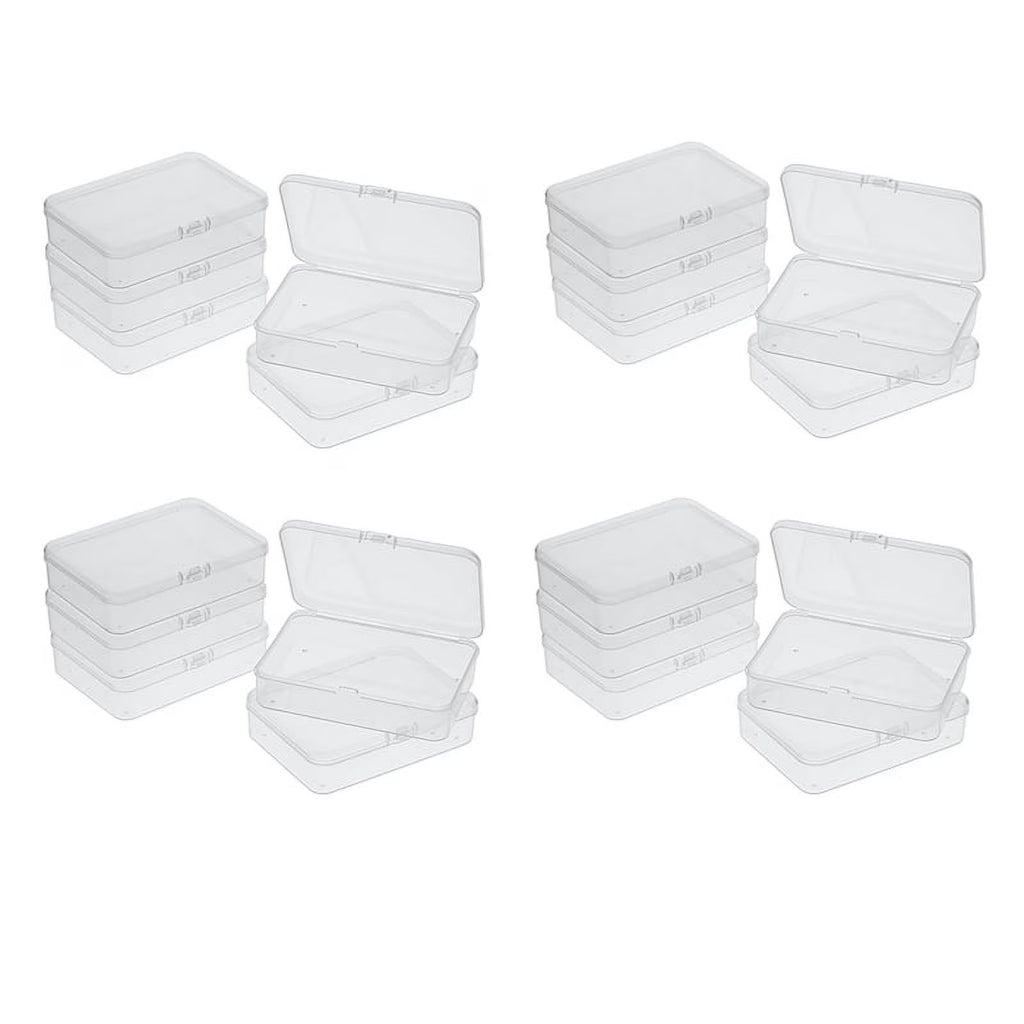 20Pcs Mini Plastic Storage Containers Box with Lid for Collecting Small Items Beads Jewelry Cards Crafts – Secure Lid Design with a Practical Everyday Design