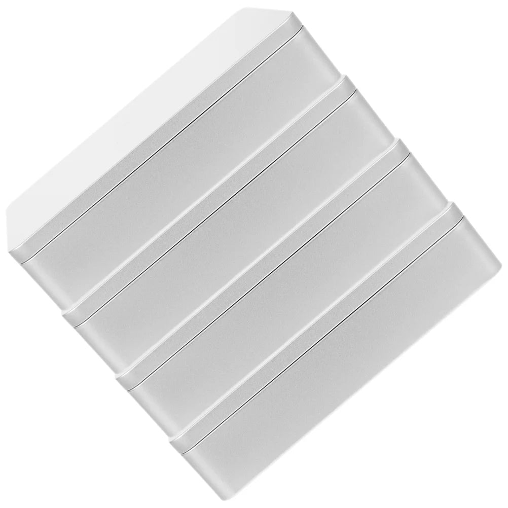 4 Pcs Collapsible Storage Bins Metal Tin Box Compact Lightweight Travel – Multiroom Organization Format with a Practical Everyday Design