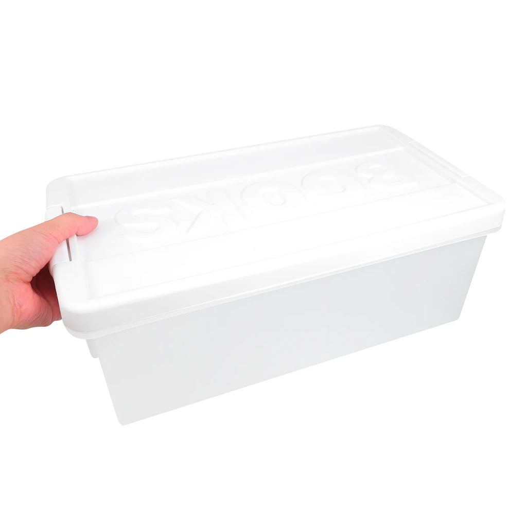 Book Storage Box Office Travel 39.50X20.50X14.00CM White – Practical Home Organization with a Practical Everyday Design