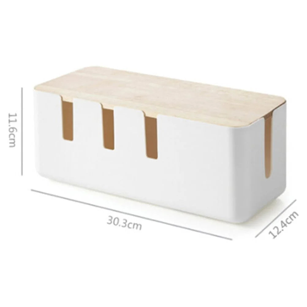 Power Cord Storage Box Cable Travel Organizer Case Organiser The Wire – Practical Home Organization with a Practical Everyday Design