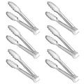 Unbranded 6 Pack Serving Tongs 7 Inch Stainless Steel Food Tongs for Salad Buffet Catering – Durable Stainless Steel Construction with a Practical Everyday Design
