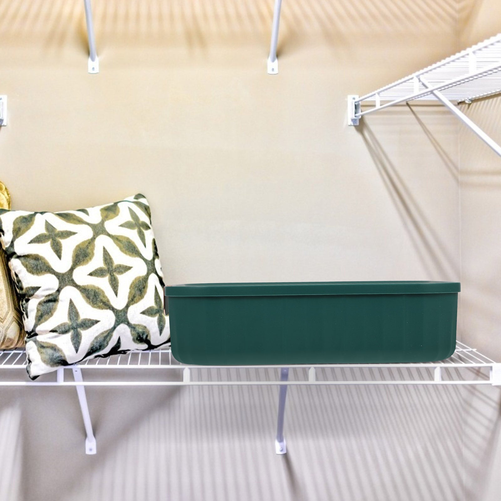 Organizer Bin Storage Box Underwear Drawer Storage Baby 30X23.5X8CM Green – Convenient Family Mealtime Use with a Practical Everyday Design