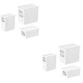 6 pcsHome Use Storage Box Lid Washing Powder Box Storage Box Practical Container – Practical Home Organization with a Practical Everyday Design