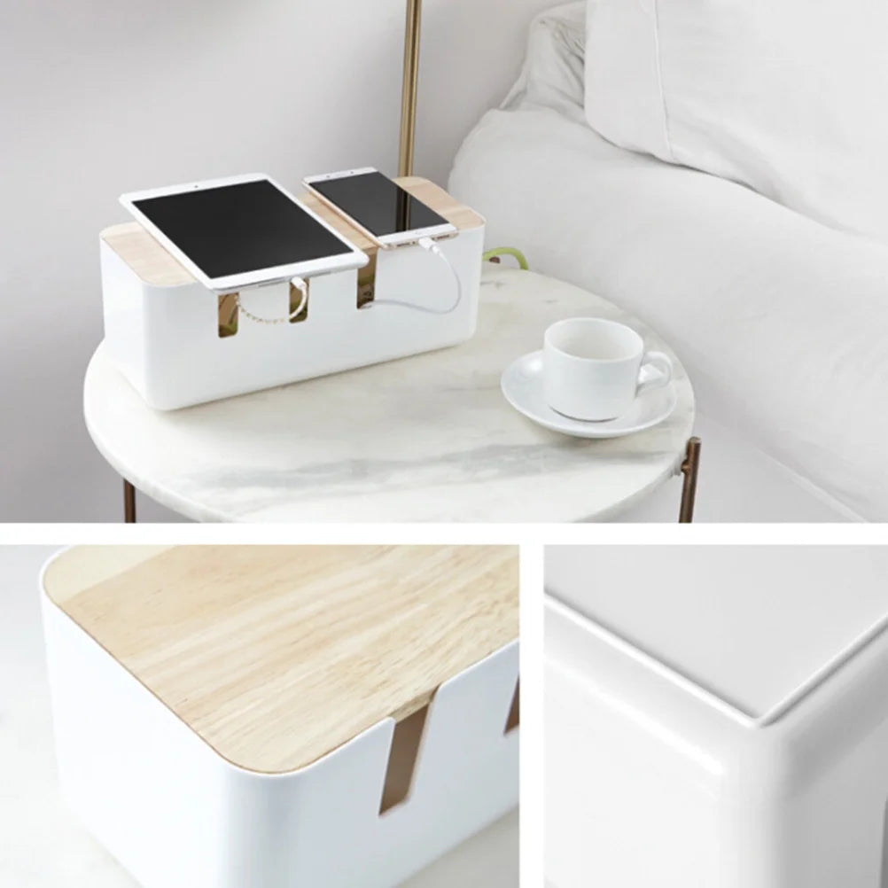 Power Cord Storage Box Cable Travel Organizer Case Organiser The Wire – Practical Home Organization with a Practical Everyday Design