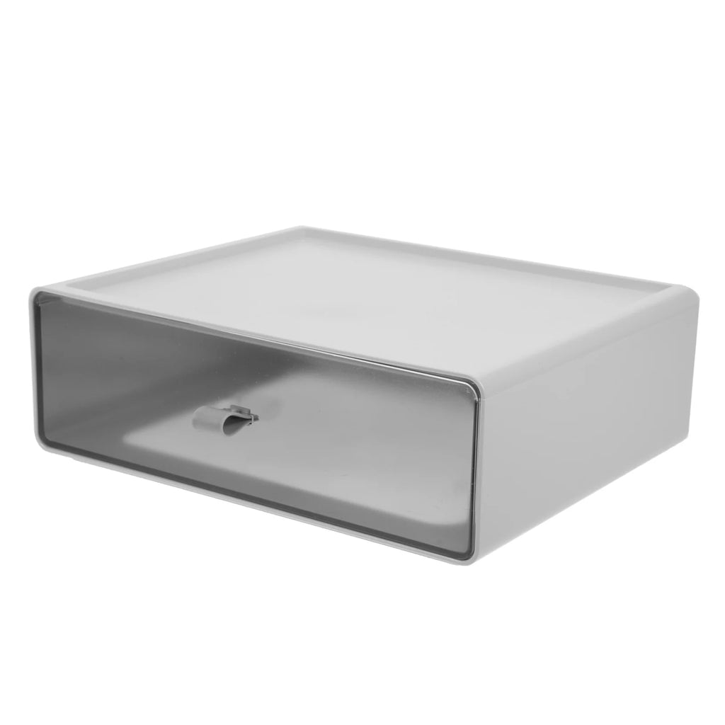Storage Boxes for Shelves Drawer Stackable Desk Organizer – Multiroom Organization Format with a Practical Everyday Design