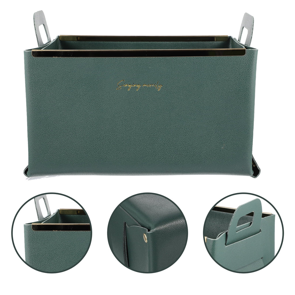 Storage Basket Cube Leather Lightweight Box Home Use Organizer – Practical Home Organization with a Practical Everyday Design