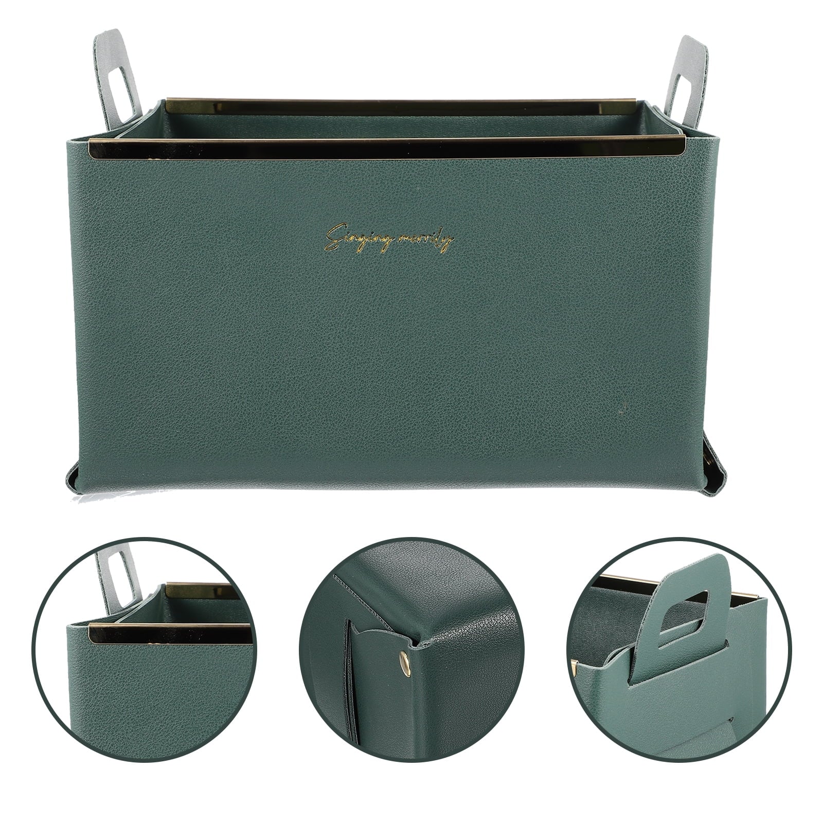 Storage Basket Cube Leather Lightweight Box Home Use Organizer – Practical Home Organization with a Practical Everyday Design