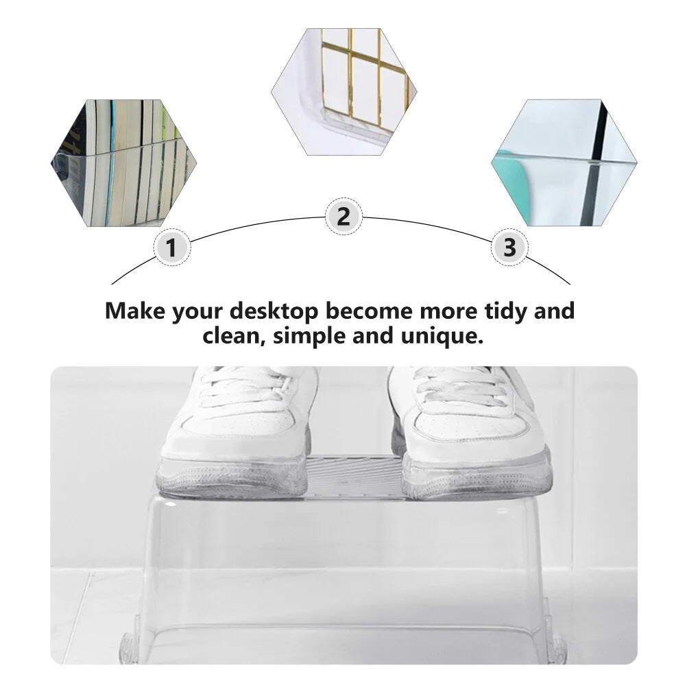 Clear Organizer Drawers Storage Bins Cosmetic Box Sundries Container – Clear-View Organization with a Practical Everyday Design