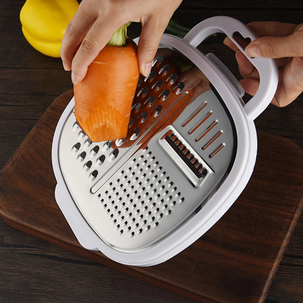 Grater Well-crafted Handheld Cheese Grater - Cheese Grater With Soft Handle - Grater For Kitchen Spices Ginger - Stainless Steel Cheese Shredder - Lemon Zester To Kitchen Gadgets Clearance – Convenient Carry Handles with a Practical Everyday Design