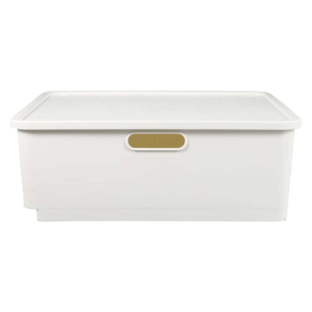 Storage Containers with Lids Japanese Box Organizing Desktop – Secure Lid Design with a Practical Everyday Design