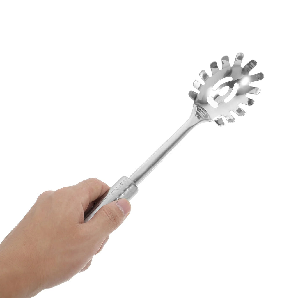Stainless Steel Pasta Server 1 Set Spaghetti Spoon Noodle Claw Pasta Fork Metal Pasta Spoon Heat Resistant for Cooking – Durable Stainless Steel Construction with a Practical Everyday Design