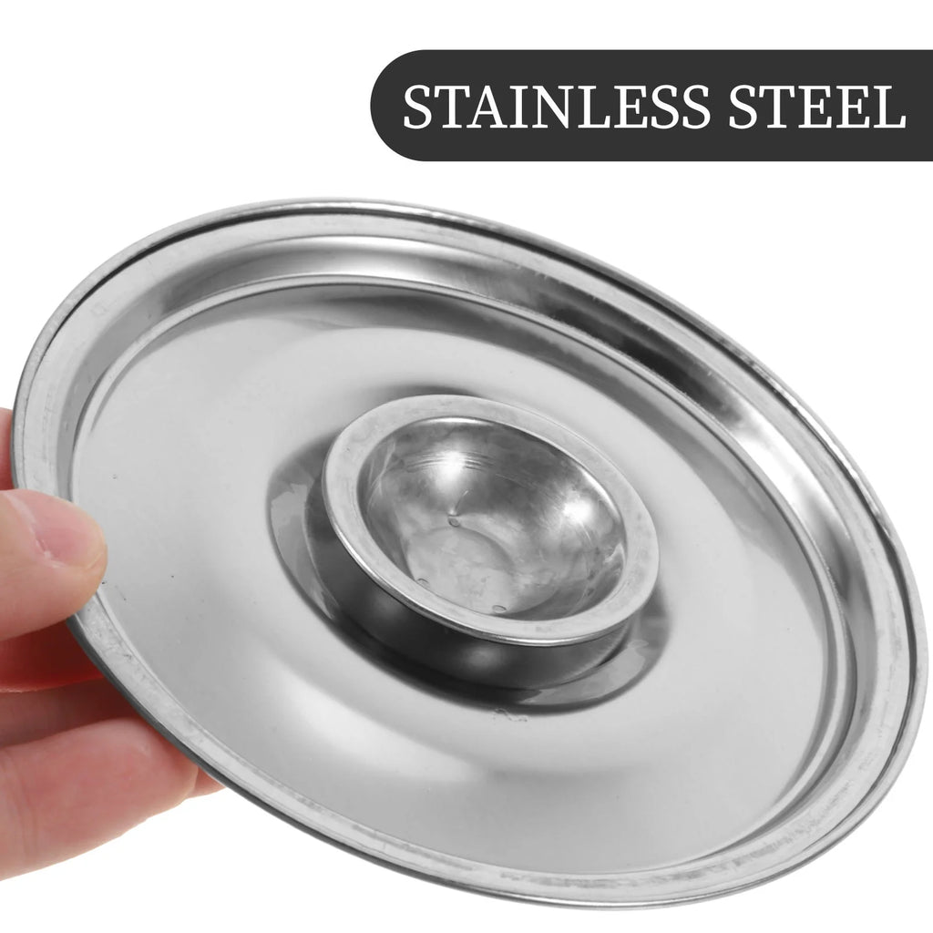 unbranded Sturdy Stainless Steel Pot Lid Mini Bowl Lid For Kitchen Cookware Small Pan Effortless Cleaning – Durable Stainless Steel Construction with a Practical Everyday Design