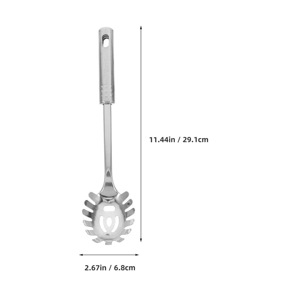 Stainless Steel Pasta Server 1 Set Spaghetti Spoon Noodle Claw Pasta Fork Metal Pasta Spoon Heat Resistant for Cooking – Durable Stainless Steel Construction with a Practical Everyday Design