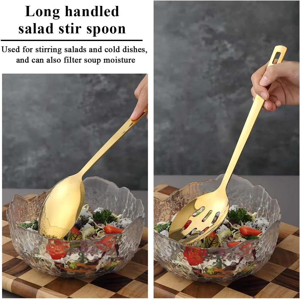 Gold Kitchen Utensils Set 6pcs Titanium Plating Stainless Steel Cooking Utensils Set Heavy Duty Kitchen Tools Spatulas Set Home Essentials Kitchen Gadgets Accessories – Durable Stainless Steel Construction with a Practical Everyday Design