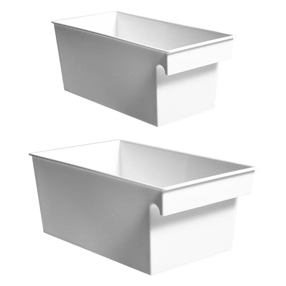 2 PCS Large Storage Containers with Lids Portable Box PP Material Boxes – Secure Lid Design with a Practical Everyday Design