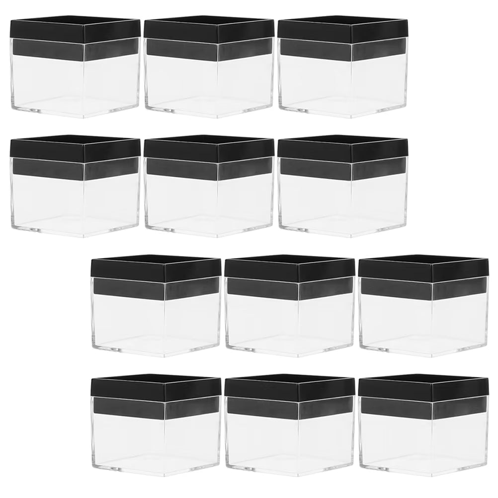 12 Pcs Specimen Boxes Capsules Small Item Storage Box Baby 4.2X4.2X3.3CM – Convenient Multi-Piece Set with a Practical Everyday Design