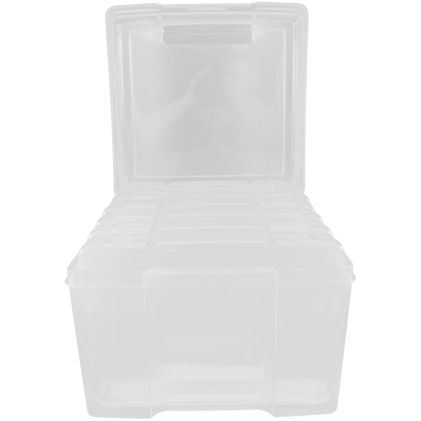 6Pcs Cards Storage Boxes Postcards Photos Organizing Cases Clear Plastic Storage Cases – Clear-View Organization with a Practical Everyday Design
