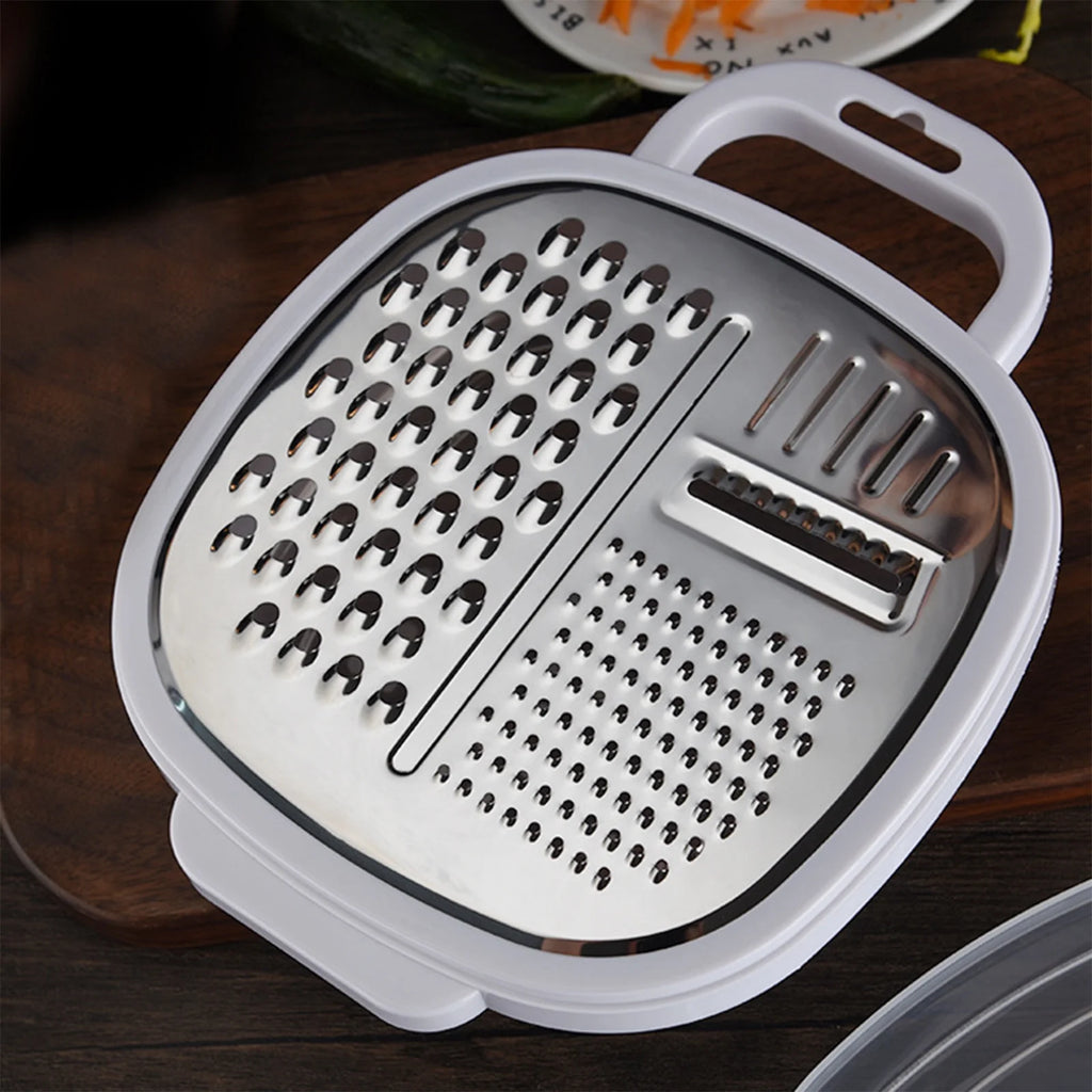 Grater Well-crafted Handheld Cheese Grater - Cheese Grater With Soft Handle - Grater For Kitchen Spices Ginger - Stainless Steel Cheese Shredder - Lemon Zester To Kitchen Gadgets Clearance – Convenient Carry Handles with a Practical Everyday Design