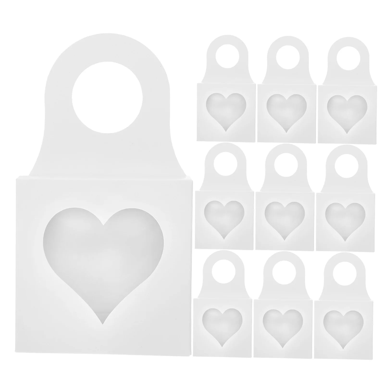 25 Pcs Storage Boxes with Lids Red Wine Bottle Hook Box 9.00X9.00X3.00CM White – Secure Lid Design with a Practical Everyday Design
