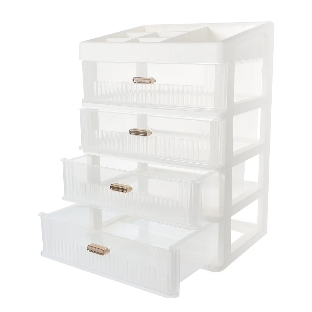 Skincare Desktop Storage Box 32.00X23.00X17.00CM White – Practical Home Organization with a Practical Everyday Design