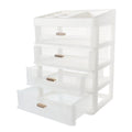 Skincare Desktop Storage Box 32.00X23.00X17.00CM White – Practical Home Organization with a Practical Everyday Design