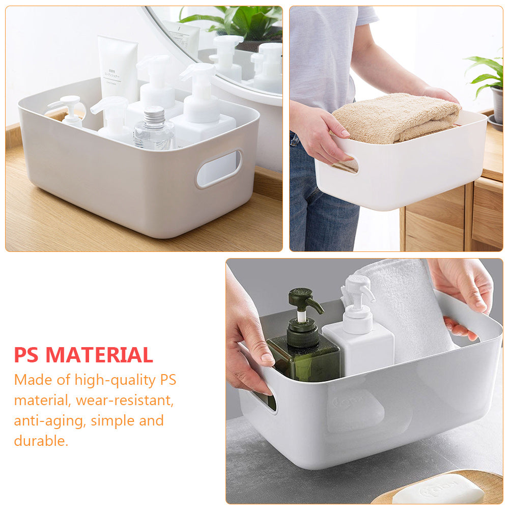 Basket Storage Box Three-Piece Set Medium Containers Boxes – Convenient Multi-Piece Set with a Practical Everyday Design
